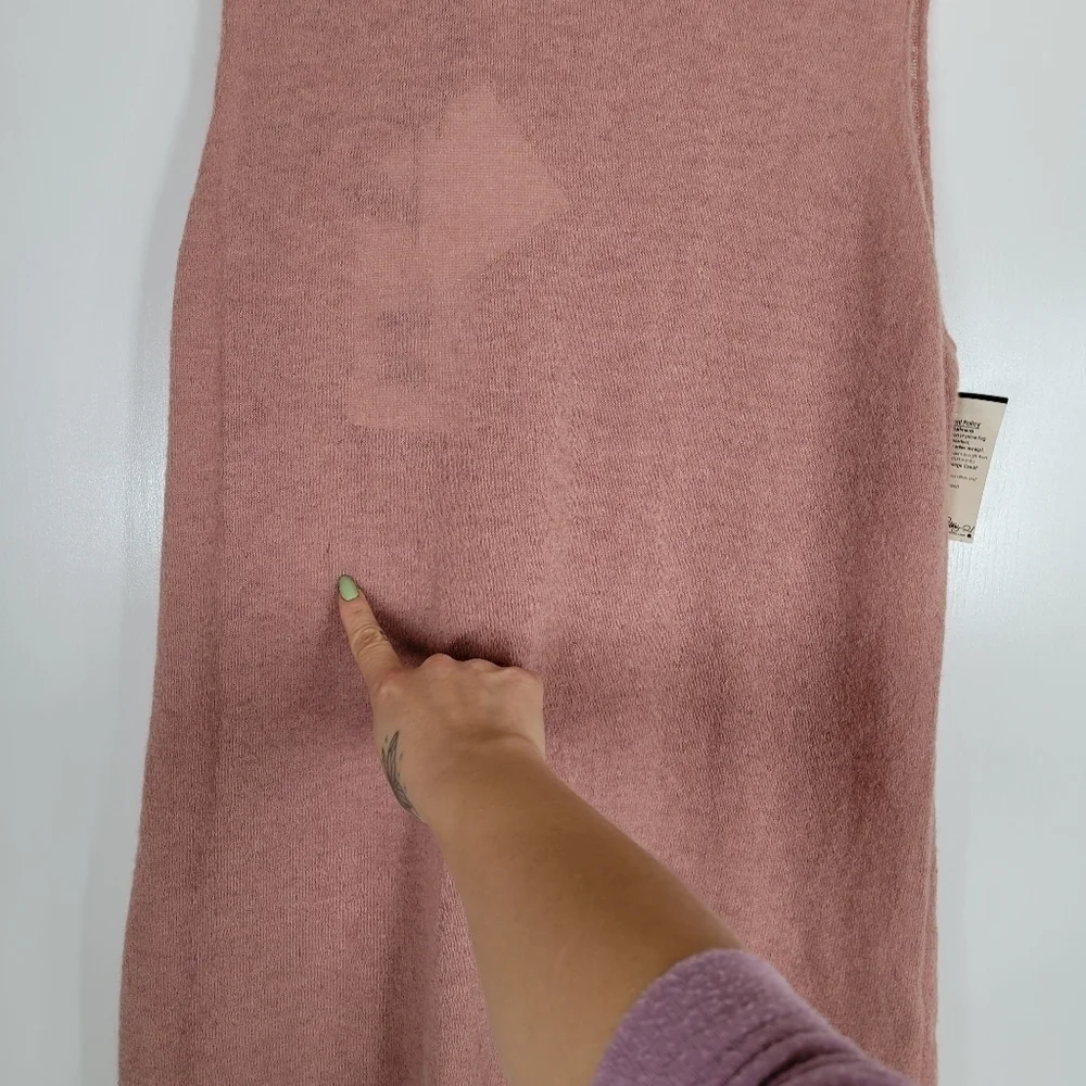 Marina Rinaldi Alpaca Blend‎ Mock Neck Sleeveless Top Large Vintage